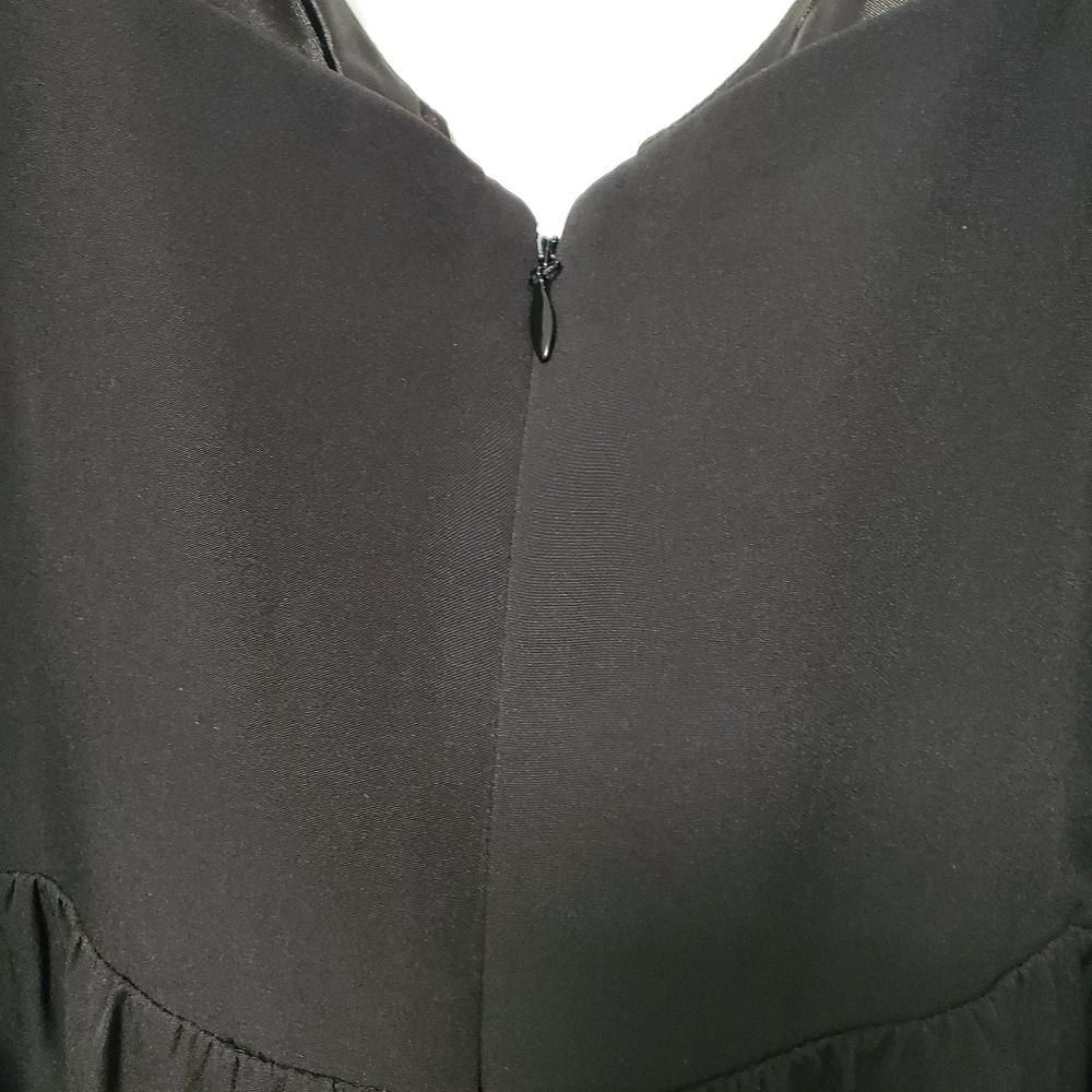 City Chic Sassy V Dress Black Size 18 NWT - Picture 12 of 16